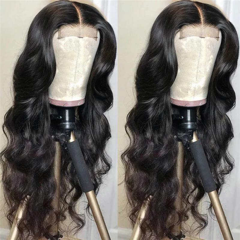 Nulace 4x4 glueless closure wig body wave natural black gallery