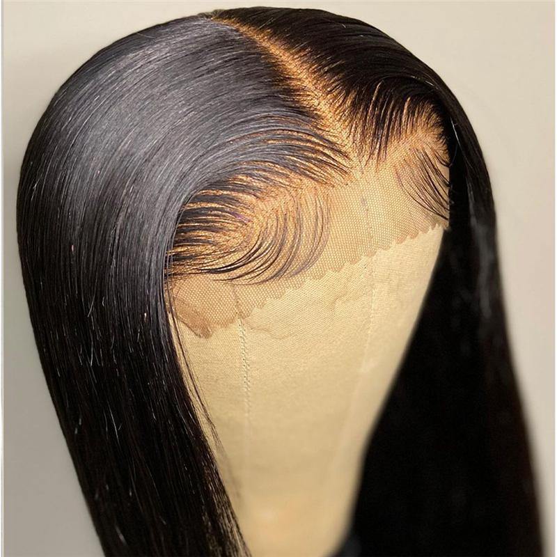 Nulace 4x4 glueless closure wig straight natural black gallery