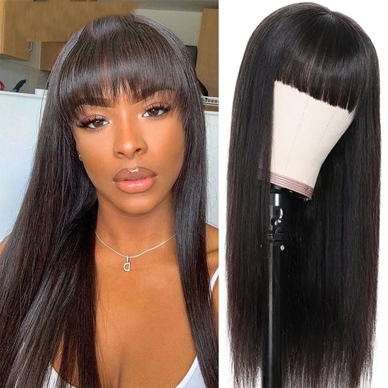 Nulace glueless bob wig straight natural black gallery