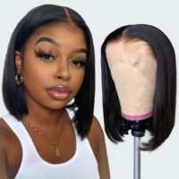 Nulace glueless bob wig straight natural black
